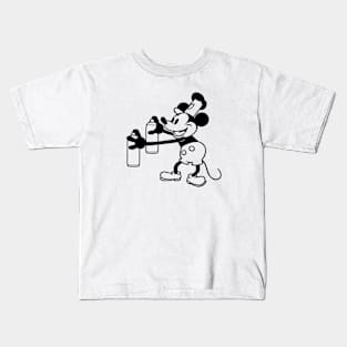 STEAMBOAT WILLIE - Graffiti style (1 color) Kids T-Shirt